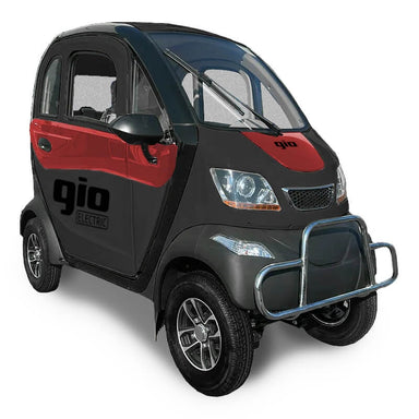 GIO Golf Enclosed Mobility Scooter - Black & Red 