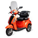 Gio Regal Mobility Scooter - Orange Corner View Left