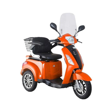 Gio Regal Mobility Scooter - Orange Corner View Right