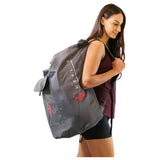 HEALiX Stash Backpack worn on a person’s back, demonstrating its ergonomic fit and modern style.