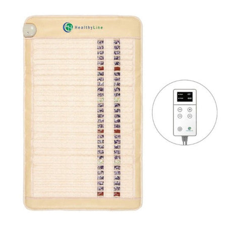 Detailed image of the HealthyLine SOFT-Mat™ showing the adjustable temperature control settings.