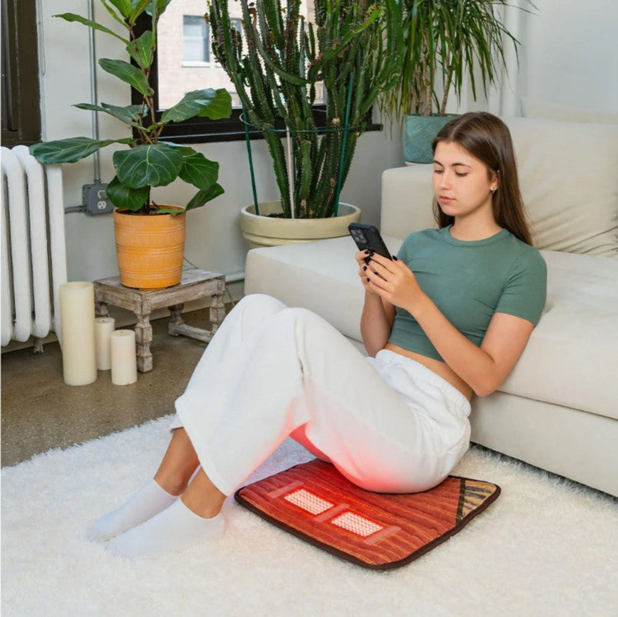 TAO-Mat® 1818 designed for home use or travel with multi-therapy support.