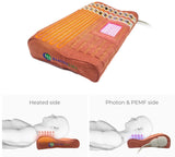 Illustration of the pulsed electromagnetic field (PEMF) technology integrated into the TAO Pillow, highlighting its wellness benefits