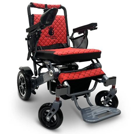 Lightweight frame of the ComfyGO MAJESTIC IQ-7000 shown in a stationary pose.