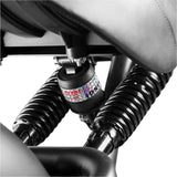 Rear shock absorbers on Linkseride M1P Fat Tire Electric Cruiser