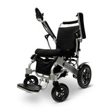 MAJESTIC IQ-8000 Remote Controlled Lightweight Electric Wheelchair Side Angle Silver Frame