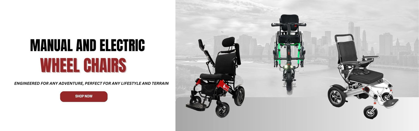 Explore our range of manual and electric wheelchairs designed for comfort, mobility, and independence at Healthy Mobility.