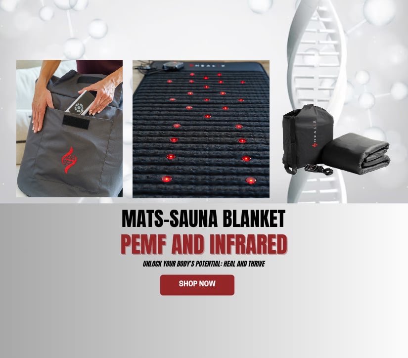 PEMF and Infrared Mats with Sauna Blanket: Discover powerful wellness solutions for relaxation, pain relief, and rejuvenation on the go.