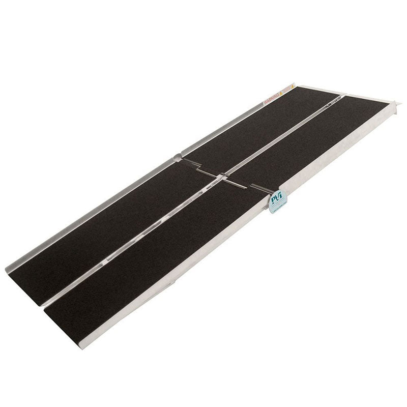 PVI Aluminum Multi-Fold Wheelchair Ramp 7' x 30 Side View