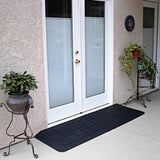 PVI rubber threshold ramp designed for easy doorway access.