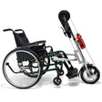 Rio Mobility Dragonfly 2.0 Manual Handcycle, attached to a wheelchair for enhanced mobility