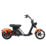 Side profile of the Linkseride M2 scooter showing its sleek black design and 3000W motor